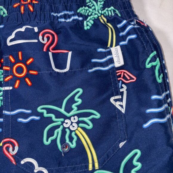 Chubbies Swim Trunks 5.5" Inseam XL The Neon Lights - Picture 4 of 11